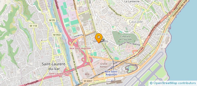 localisation de l'entreprise EPICERIE DES MOULINS à NICE