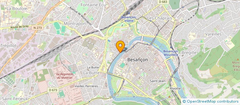localisation de l'entreprise EPICERIE DES QUAIS à BESANCON