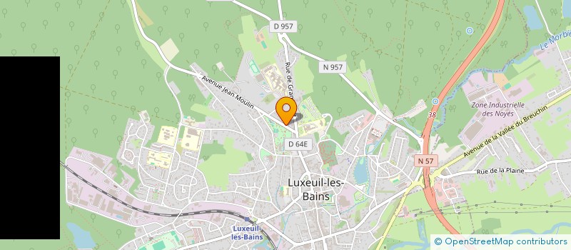 localisation de l'entreprise EPICERIE DES THERMES  LUXEUIL-LES-BAINS