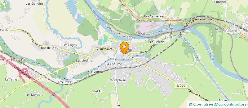 localisation de l'entreprise EPICERIE DIOUXOISE  DIOU