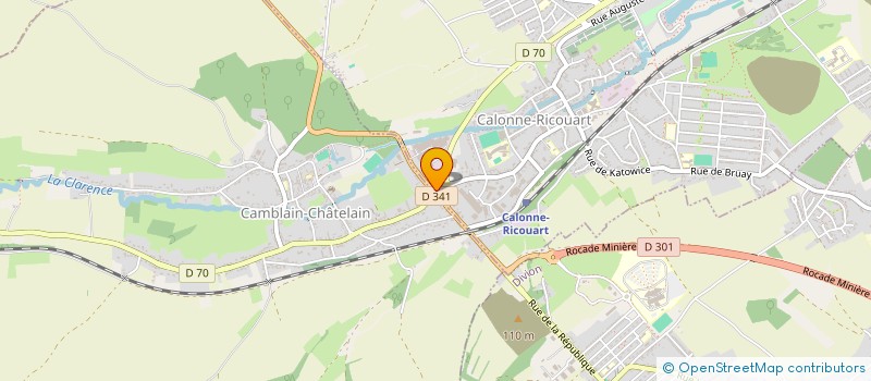 localisation de l'entreprise EPICERIE DU BATEAU  CALONNE-RICOUART