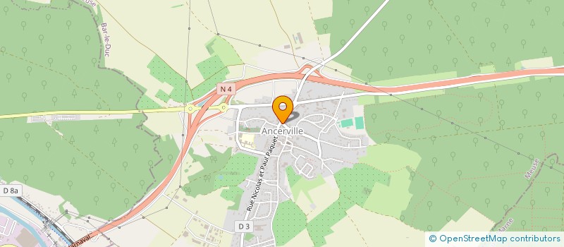 localisation de l'entreprise EPICERIE DU BOURG à ANCERVILLE