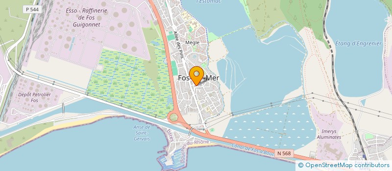 localisation de l'entreprise EPICERIE DU CHATEAU  FOS-SUR-MER