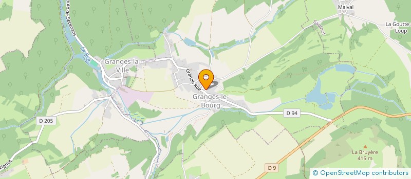 localisation de l'entreprise EPICERIE DU CHATEAU  GRANGES-LE-BOURG