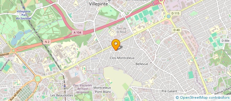 localisation de l'entreprise EPICERIE DU CLOS à VILLEPINTE