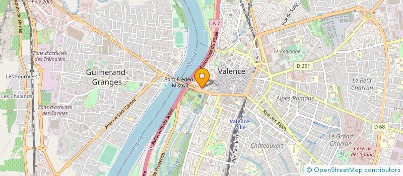 localisation de l'entreprise EPICERIE DU COIN  VALENCE