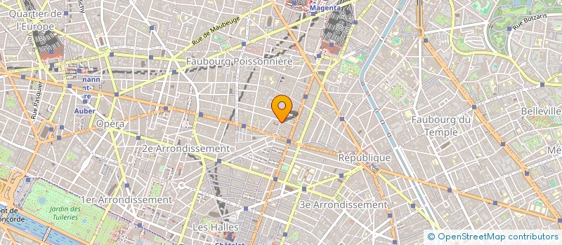 localisation de l'entreprise EPICERIE DU FAUBOURG  PARIS