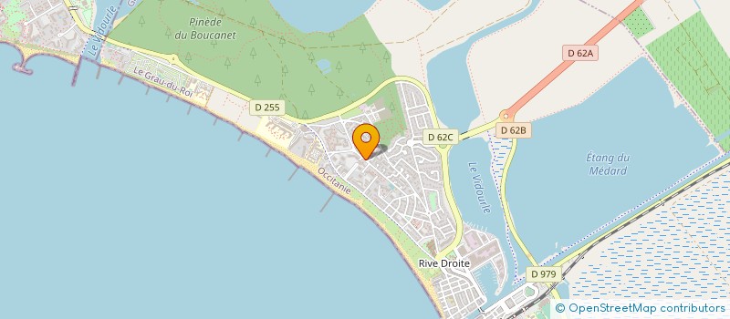 localisation de l'entreprise EPICERIE DU MAIL  LE GRAU-DU-ROI