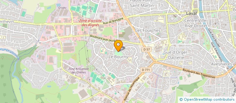 localisation de l'entreprise EPICERIE DU MANOIR à LAVAL
