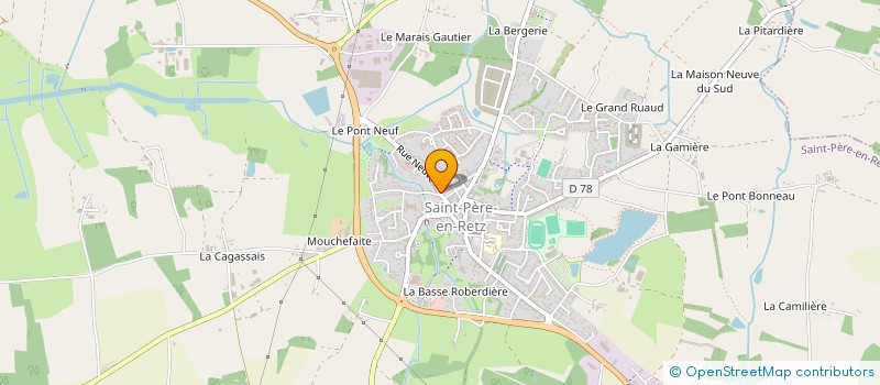 localisation de l'entreprise EPICERIE DU MARCHE  SAINT-PERE-EN-RETZ