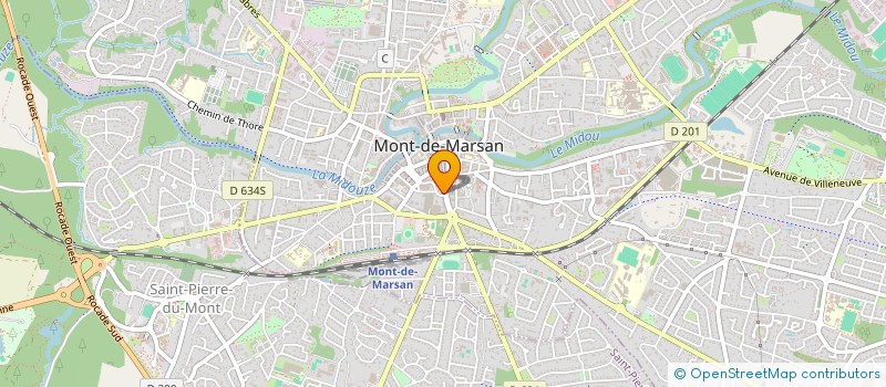 localisation de l'entreprise EPICERIE DU MARSAN à MONT-DE-MARSAN