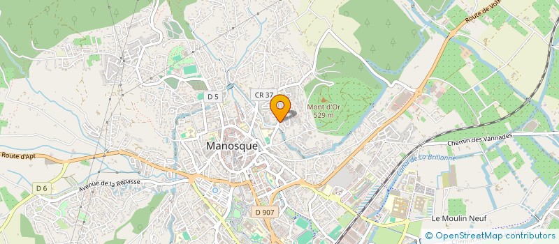 localisation de l'entreprise EPICERIE DU MONT D'OR à MANOSQUE