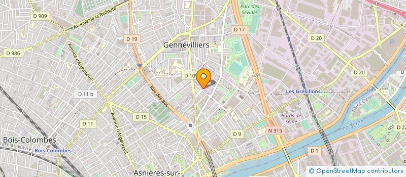 localisation de l'entreprise EPICERIE DU PATRIMOINE à GENNEVILLIERS