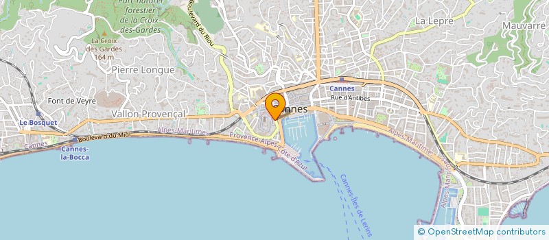 localisation de l'entreprise EPICERIE DU PORT à CANNES