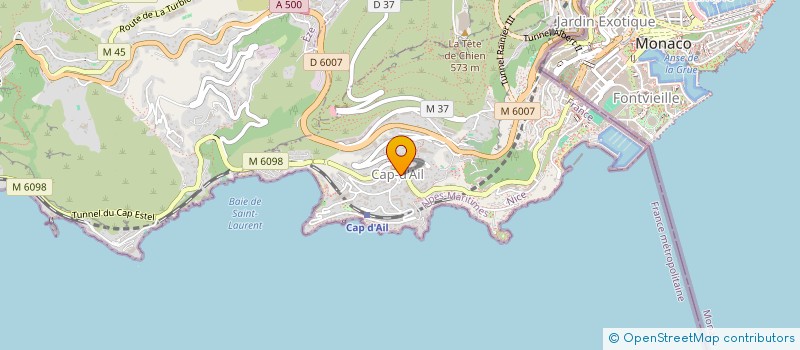 localisation de l'entreprise EPICERIE DU RADIUM à CAP-D'AIL