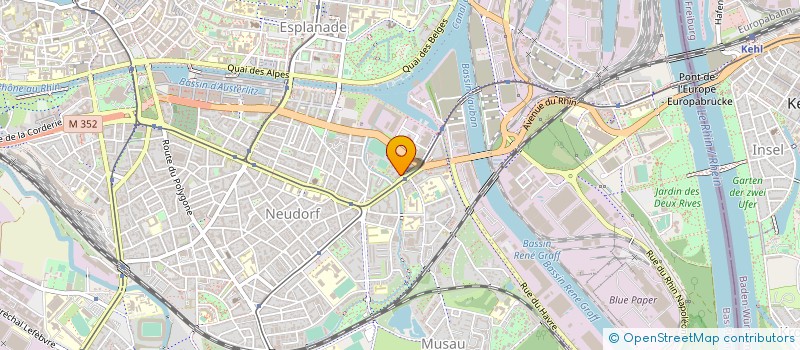 localisation de l'entreprise EPICERIE DU RHIN à STRASBOURG