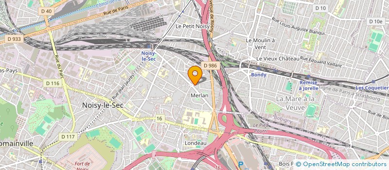 localisation de l'entreprise EPICERIE DU ROND-POINT à NOISY-LE-SEC
