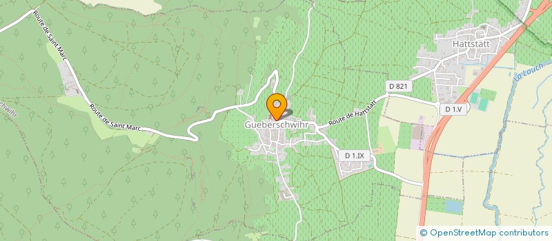 localisation de l'entreprise EPICERIE DU VIGNOBLE  GUEBERSCHWIHR