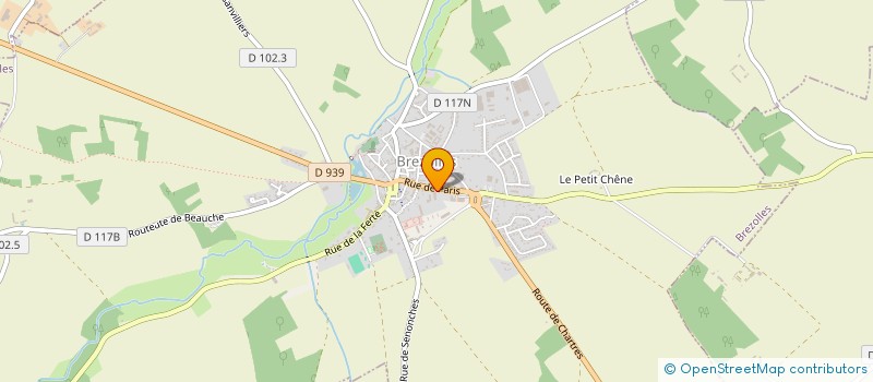 localisation de l'entreprise EPICERIE DU VILLAGE SAS à BREZOLLES