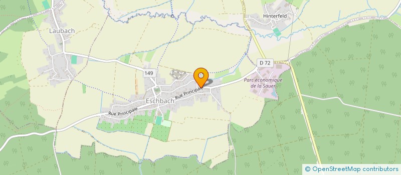 localisation de l'entreprise EPICERIE DURRENBACH  DURRENBACH