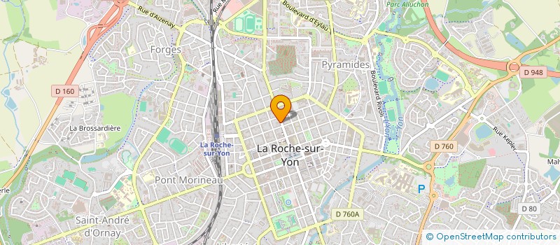 localisation de l'entreprise EPICERIE FOCH à ROCHE SUR YON (LA)