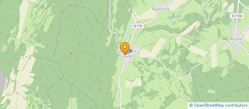 localisation de l'entreprise EPICERIE GOUX'RMANDE  GOUX SOUS LANDET