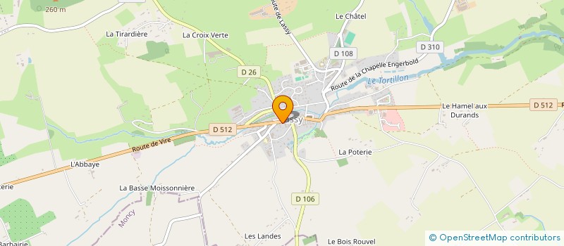 localisation de l'entreprise EPICERIE HDE  VALDALLIERE