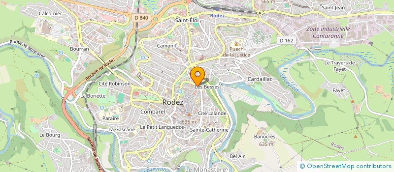 localisation de l'entreprise EPICERIE INTERNATIONALE  RODEZ