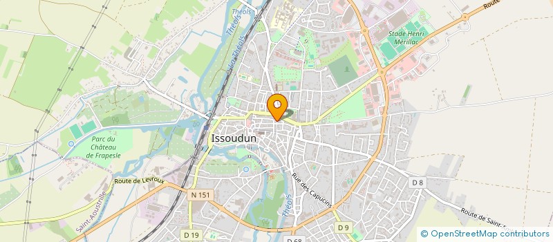 localisation de l'entreprise EPICERIE ISSOLDUNOISE SOLIDAIRE à ISSOUDUN