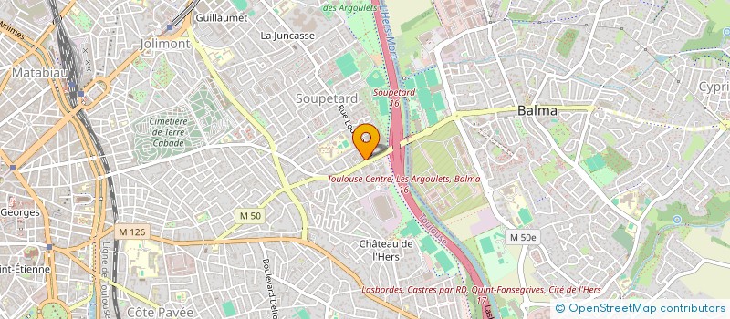 localisation de l'entreprise EPICERIE JEAN CHAUBET à TOULOUSE