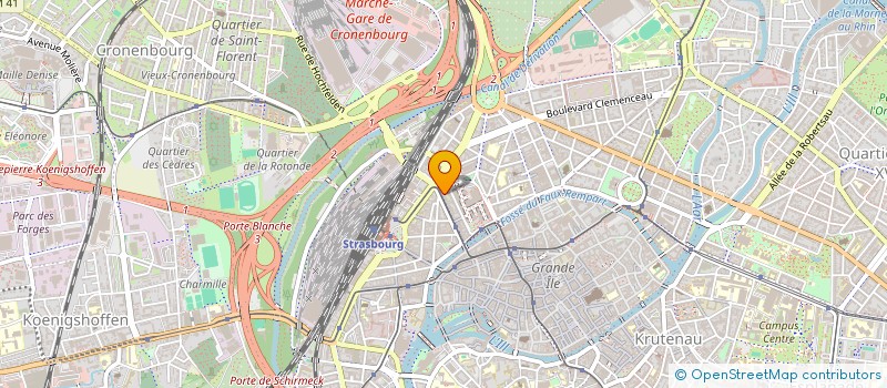 localisation de l'entreprise EPICERIE KONATE à STRASBOURG