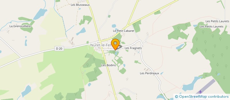 localisation de l'entreprise EPICERIE L'HIRONDELLE à ARGENTON-SUR-CREUSE