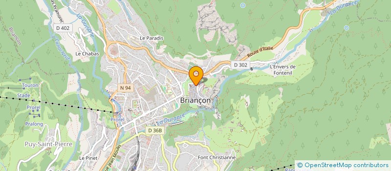 localisation de l'entreprise EPICERIE LA GARGOUILLE  BRIANCON