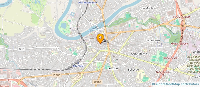 localisation de l'entreprise EPICERIE LA JOIE à ALBI