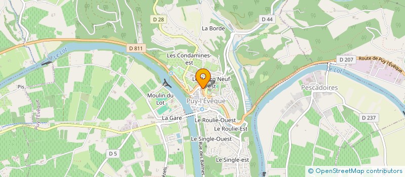 localisation de l'entreprise EPICERIE LE RELAIS à MAUROUX