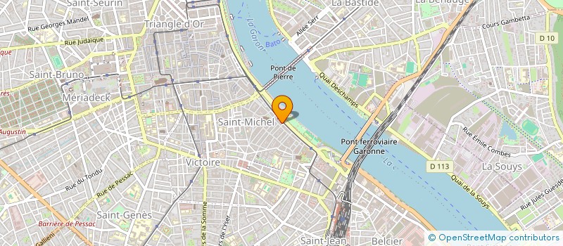 localisation de l'entreprise EPICERIE LE THIOF à BORDEAUX
