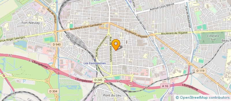 localisation de l'entreprise EPICERIE LEFEBVRE à CALAIS