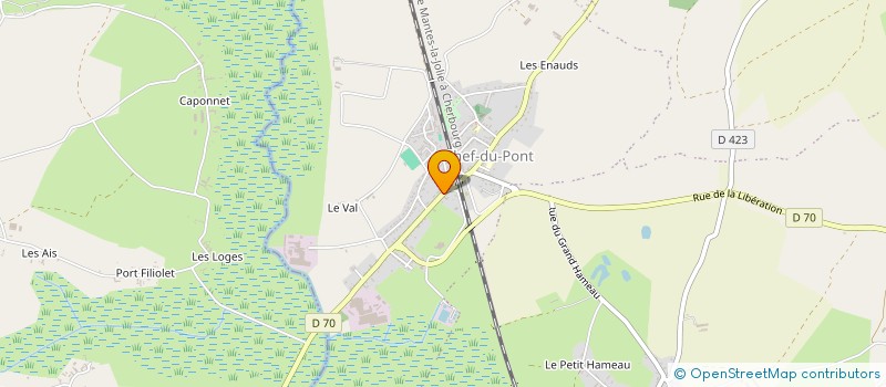 localisation de l'entreprise EPICERIE LES MARAIS  CARENTAN-LES-MARAIS