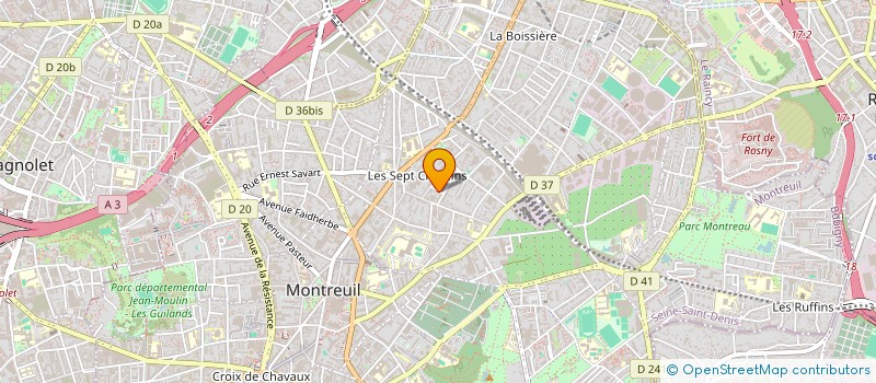 localisation de l'entreprise EPICERIE LIV à MONTREUIL
