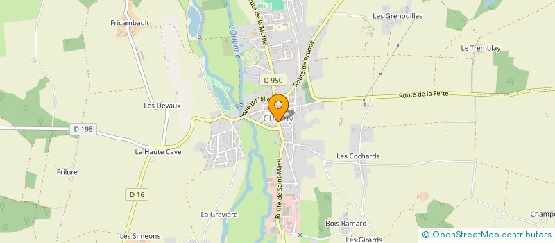 localisation de l'entreprise EPICERIE LOCALE L'ESSENTIEL  CHARNY OREE DE PUISAYE