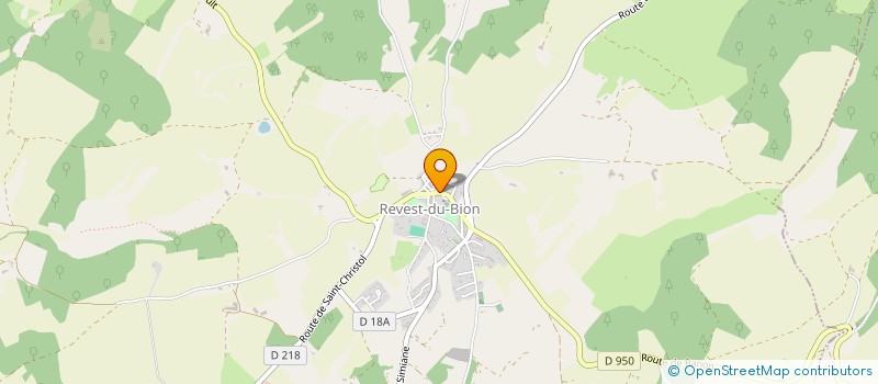 localisation de l'entreprise EPICERIE MARTORELL à REVEST-DU-BION