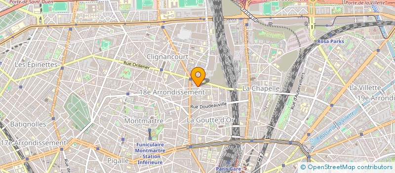 localisation de l'entreprise EPICERIE MODELE MARCADET à PARIS