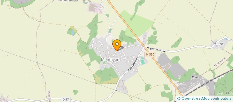 localisation de l'entreprise EPICERIE MONTHYON à MONTHYON