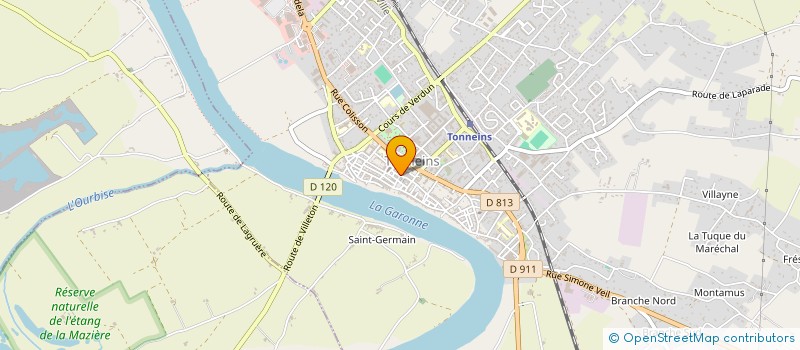 localisation de l'entreprise EPICERIE POLKA  TONNEINS