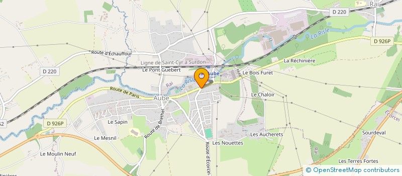 localisation de l'entreprise EPICERIE RENAULT 1 à AUBE