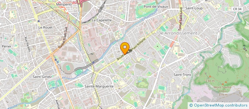 localisation de l'entreprise EPICERIE ROMAIN ROLLAND  MARSEILLE