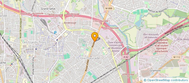 localisation de l'entreprise EPICERIE ROUTE D'ALBI  TOULOUSE