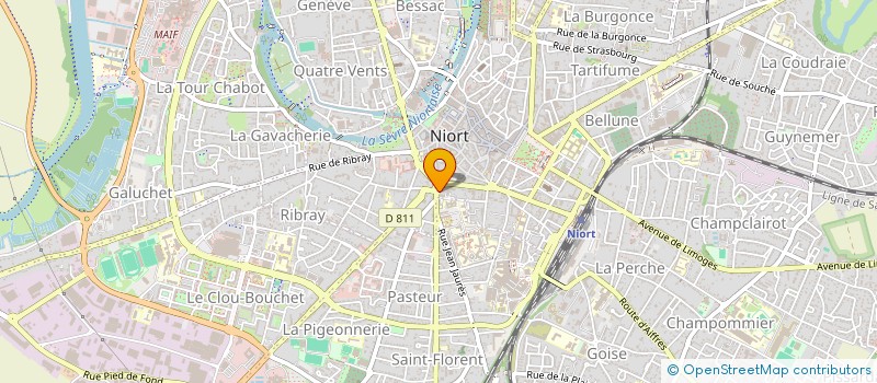 localisation de l'entreprise EPICERIE SAINT JEAN à NIORT
