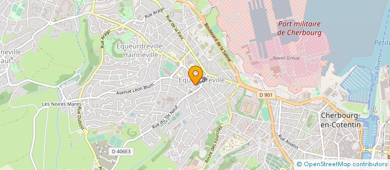 localisation de l'entreprise EPICERIE SOCIALE D'EQUEURDREVILLE-HAINNEVILLE EPISODE à CHERBOURG-EN-COTENTIN
