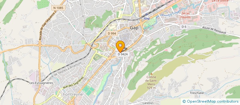 localisation de l'entreprise EPICERIE SOCIALE DES HAUTES - ALPES OPERATION JOSEPH  GAP